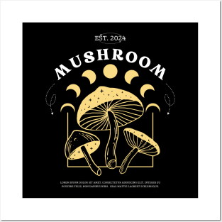 MUSHROOM Posters and Art